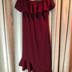 Off the shoulder dress